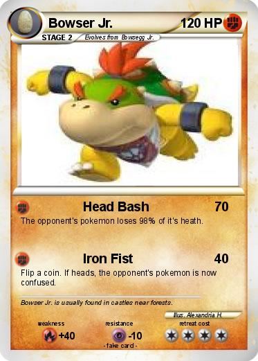 Pokemon Bowser Jr.