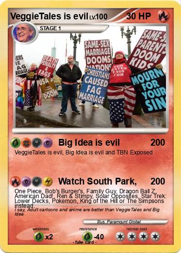 Pokemon VeggieTales is evil