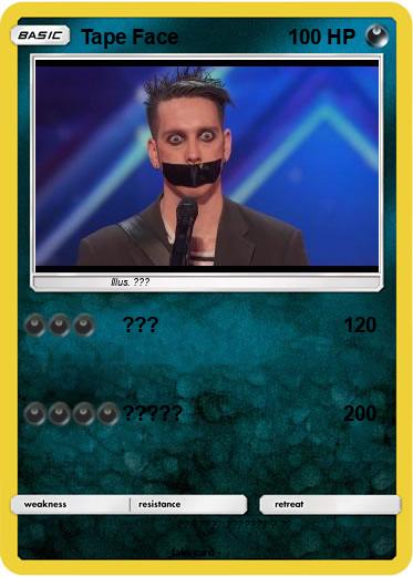 Pokemon Tape Face