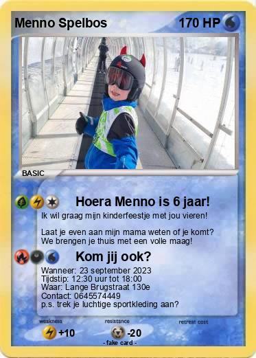 Pokemon Menno Spelbos