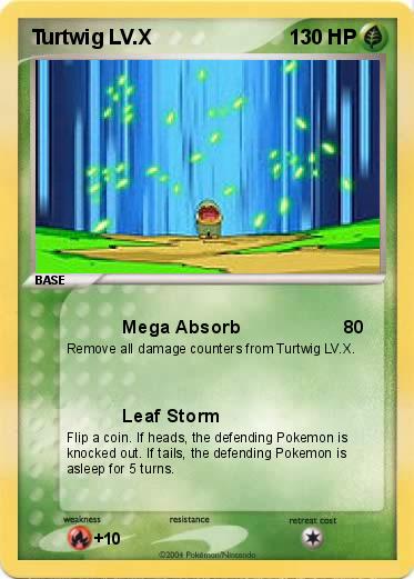 Pokemon Turtwig LV.X