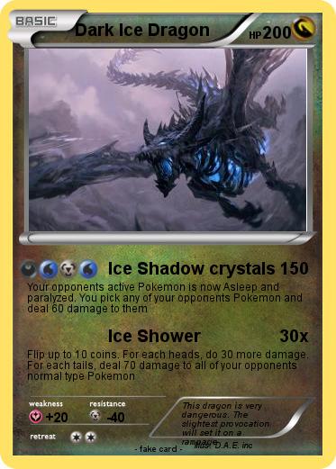 Pokemon Dark Ice Dragon