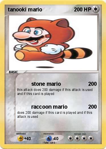 Pokemon tanooki mario