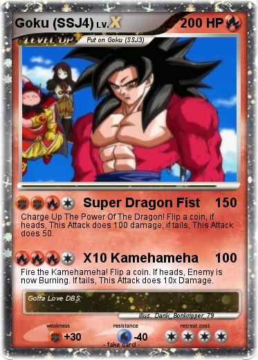 Pokemon Goku (SSJ4)