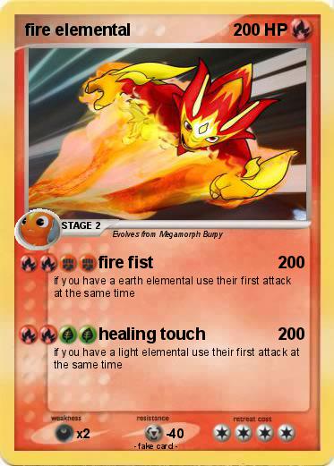 Pokemon fire elemental