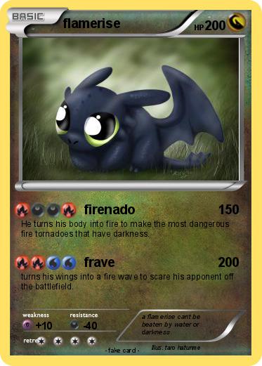 Pokemon flamerise