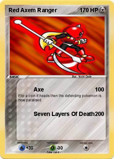Pokemon Red Axem Ranger