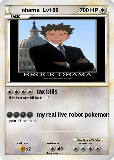 Pokemon obama  Lv100