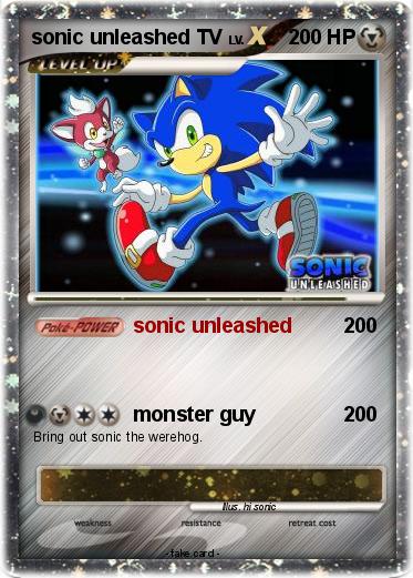 Pokemon sonic unleashed TV
