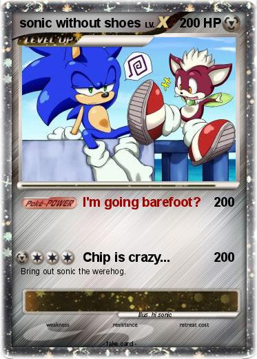 Pokemon sonic without shoes