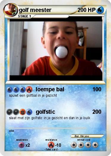 Pokemon golf meester