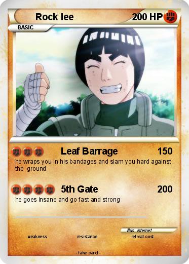 Pokemon Rock lee