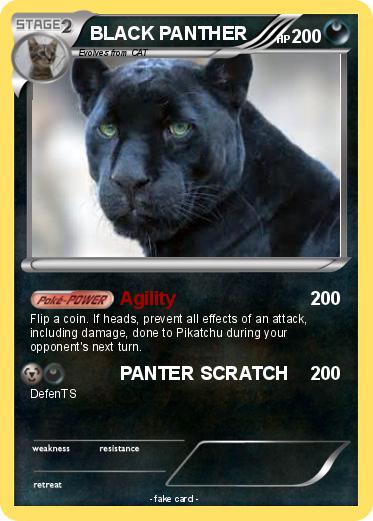 Pokemon BLACK PANTHER