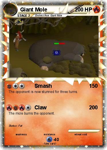 Pokemon Giant Mole