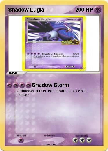 Pokemon Shadow Lugia