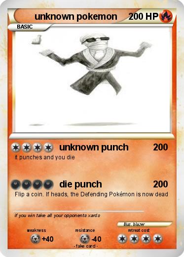 Pokemon unknown pokemon
