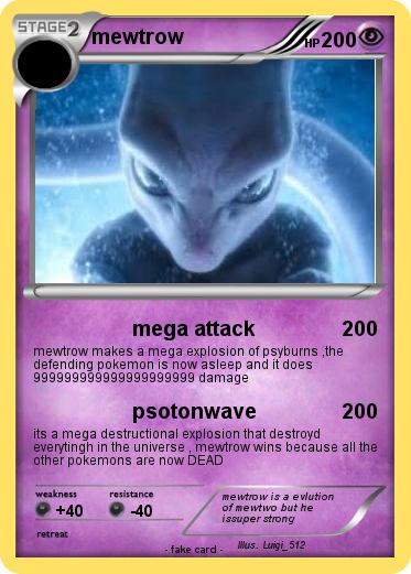 Pokemon mewtrow