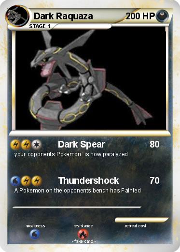 Pokemon Dark Raquaza