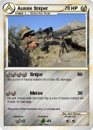 Pokemon Aussie Sniper