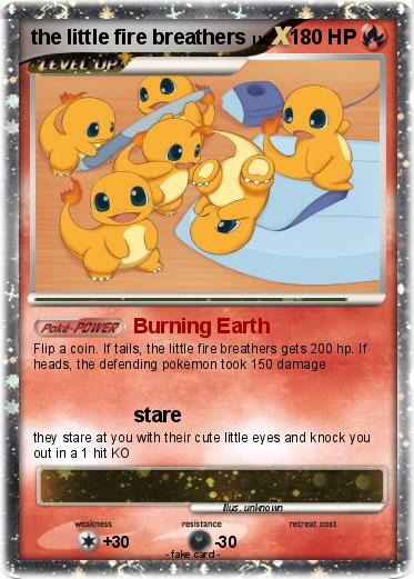 Pokemon the little fire breathers