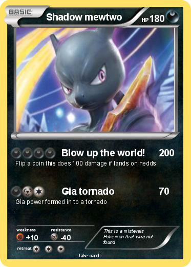 Pokemon Shadow mewtwo