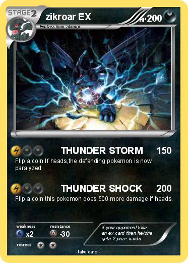 Pokemon zikroar EX