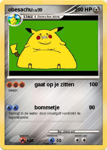 Pokemon obesachu