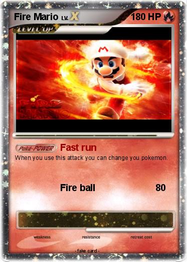 Pokemon Fire Mario