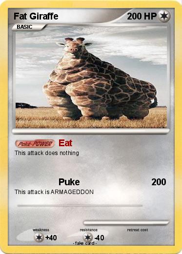 Pokemon Fat Giraffe