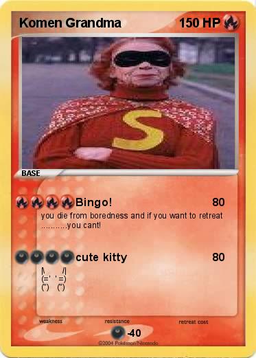 Pokemon Komen Grandma