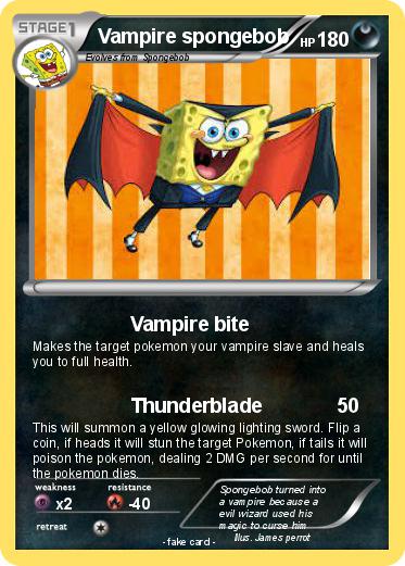 Pokemon Vampire spongebob