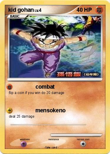 Pokemon kid gohan