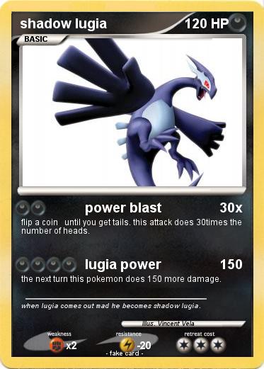 Pokemon shadow lugia