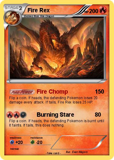 Pokemon Fire Rex