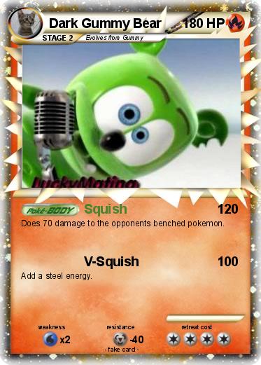 Pokemon Dark Gummy Bear
