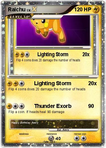 Pokemon Raichu