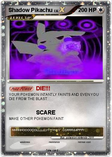 Pokemon Shadow Pikachu