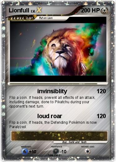 Pokemon Lionfull