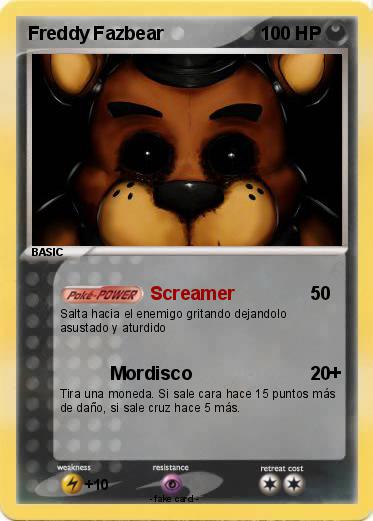 Pokemon Freddy Fazbear