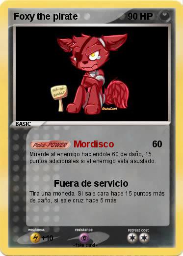 Pokemon Foxy the pirate