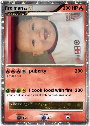 Pokemon fire man
