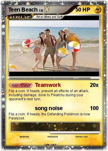 Pokemon Teen Beach