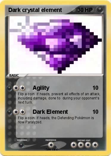 Pokemon Dark crystal element