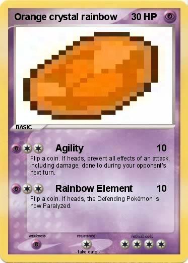 Pokemon Orange crystal rainbow