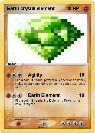 Pokemon Earth crystal element
