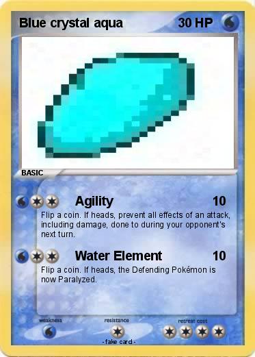 Pokemon Blue crystal aqua