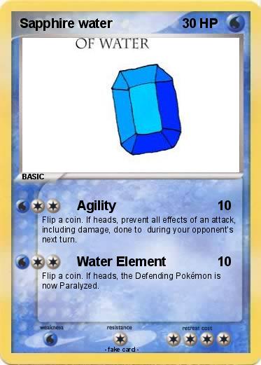 Pokemon Sapphire water