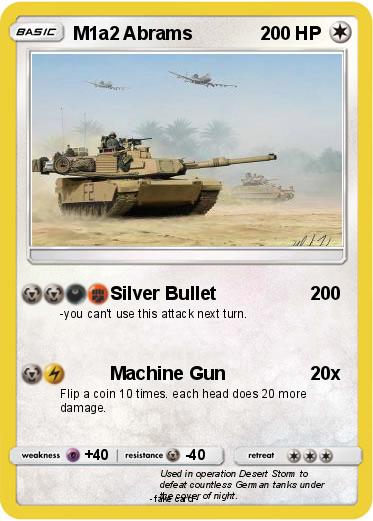 Pokemon M1a2 Abrams