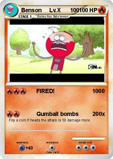 Pokemon Benson     Lv.X      100