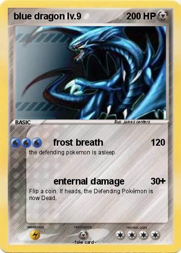 Pokemon blue dragon lv.9
